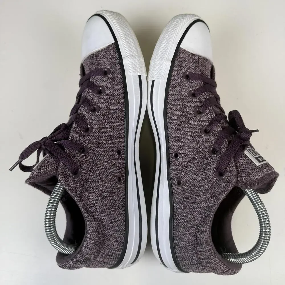 Converse Chuck Taylor Madison Size 10 Purple Tweed Knit Womens - Picture 7 of 9
